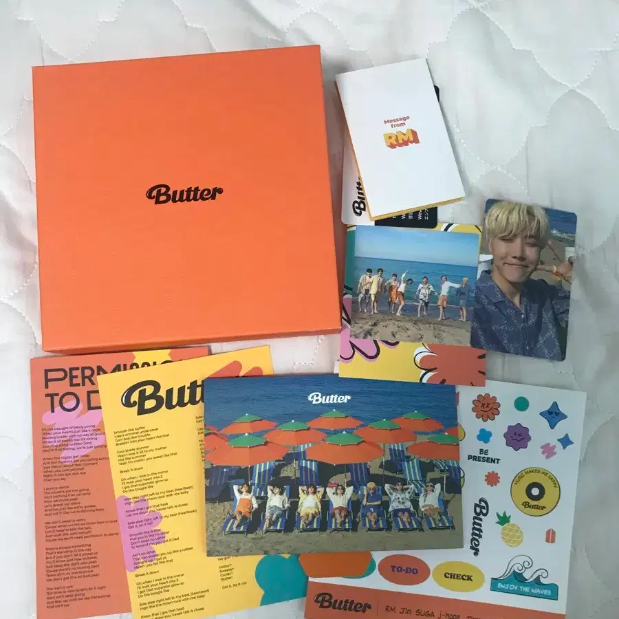 방탄소년단 Bts butter 버터 앨범 포토카드 1