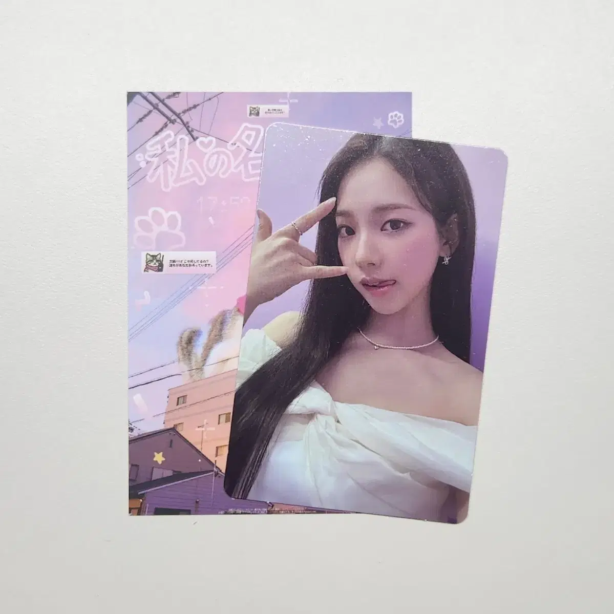 에스파 카리나 potd 팝업 전시회 플로어 매트 엠디 포카 1