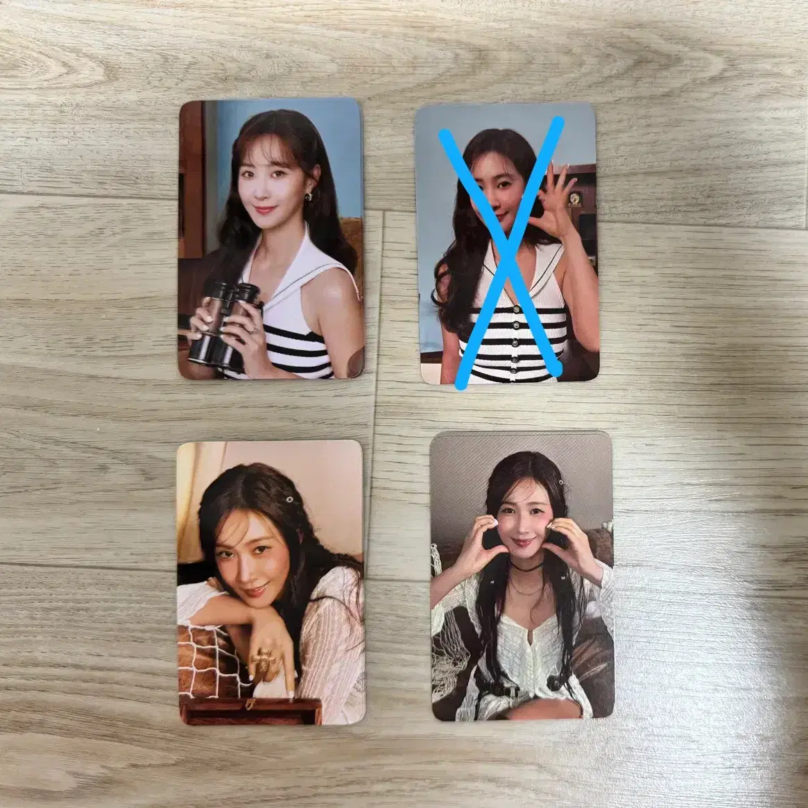 소녀시대 시즌그리팅 트레카 유리 포카 판매
