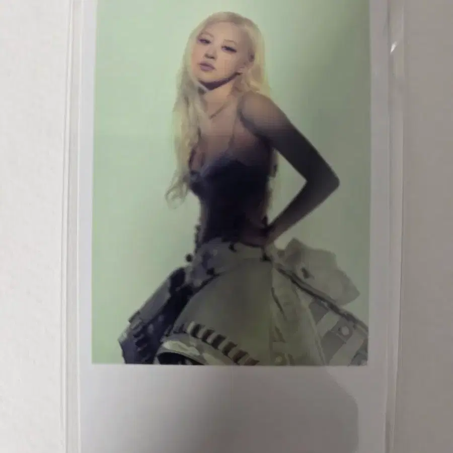 블랙핑크 블핑 포토카드 포카 데드라인 위버스 공통 특전 로제 버전 1