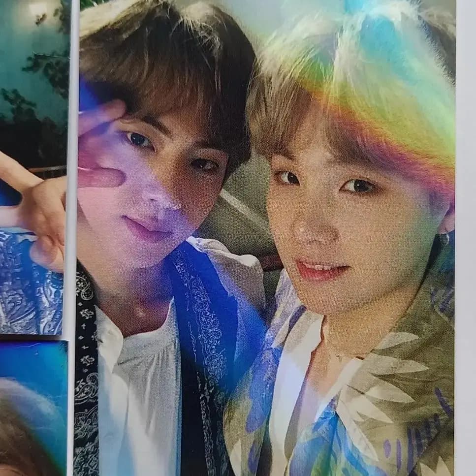 방탄 매직샵 티켓홀더 홀로그램 포카 태형 호석 남준 유닛 7