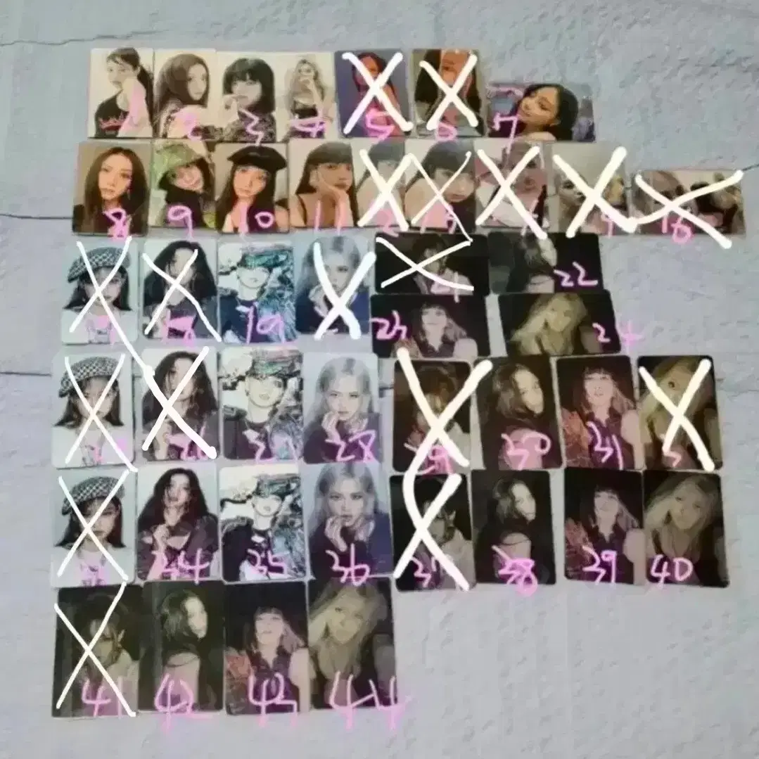블랙핑크 THE ALBUM 더앨범 디앨범 공식 특전 포토카드 포카