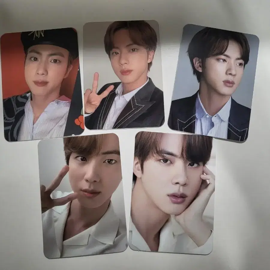 방탄 진 디아이콘 방탄소년단 석진 포카 5종 1