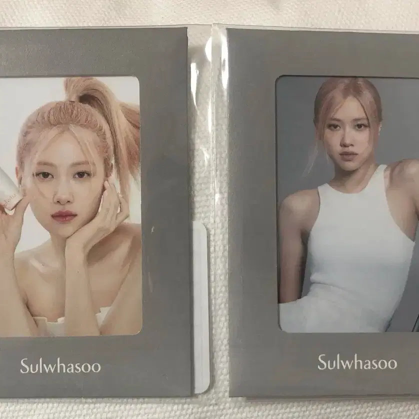 블랙핑크 로제 X 설화수 포카 포토카드 6장 (100개 한정) 3