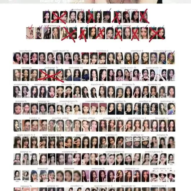 여자아이들 미연민니수진소연우기슈화 포토카트 양도 포카 교환 2