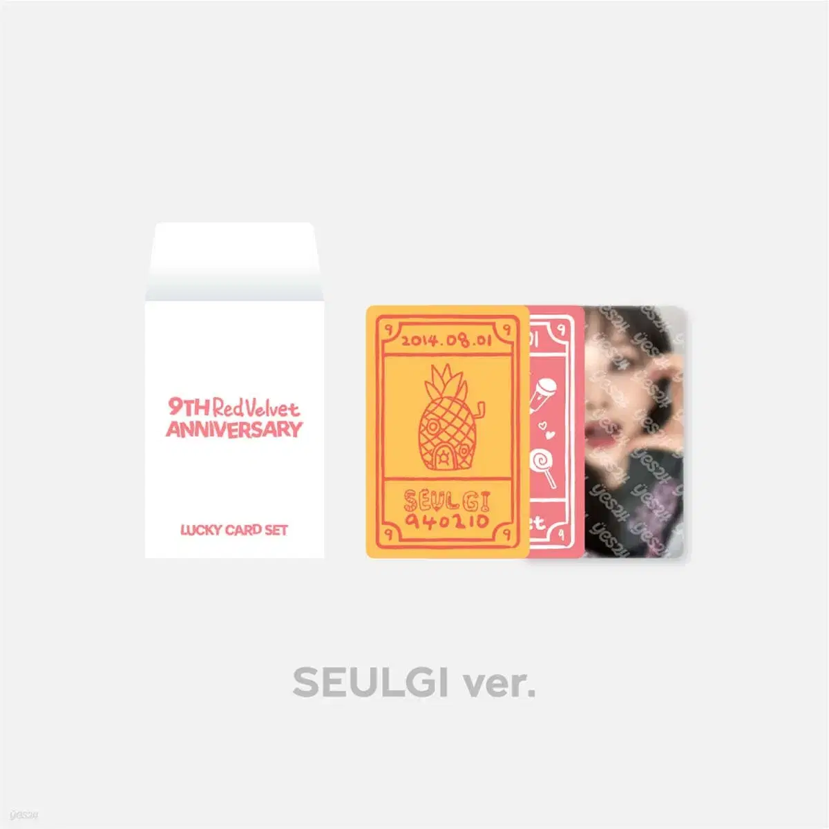 9주년 럭키카드 슬기 포카 포토카드 레드벨벳 양도 md 2