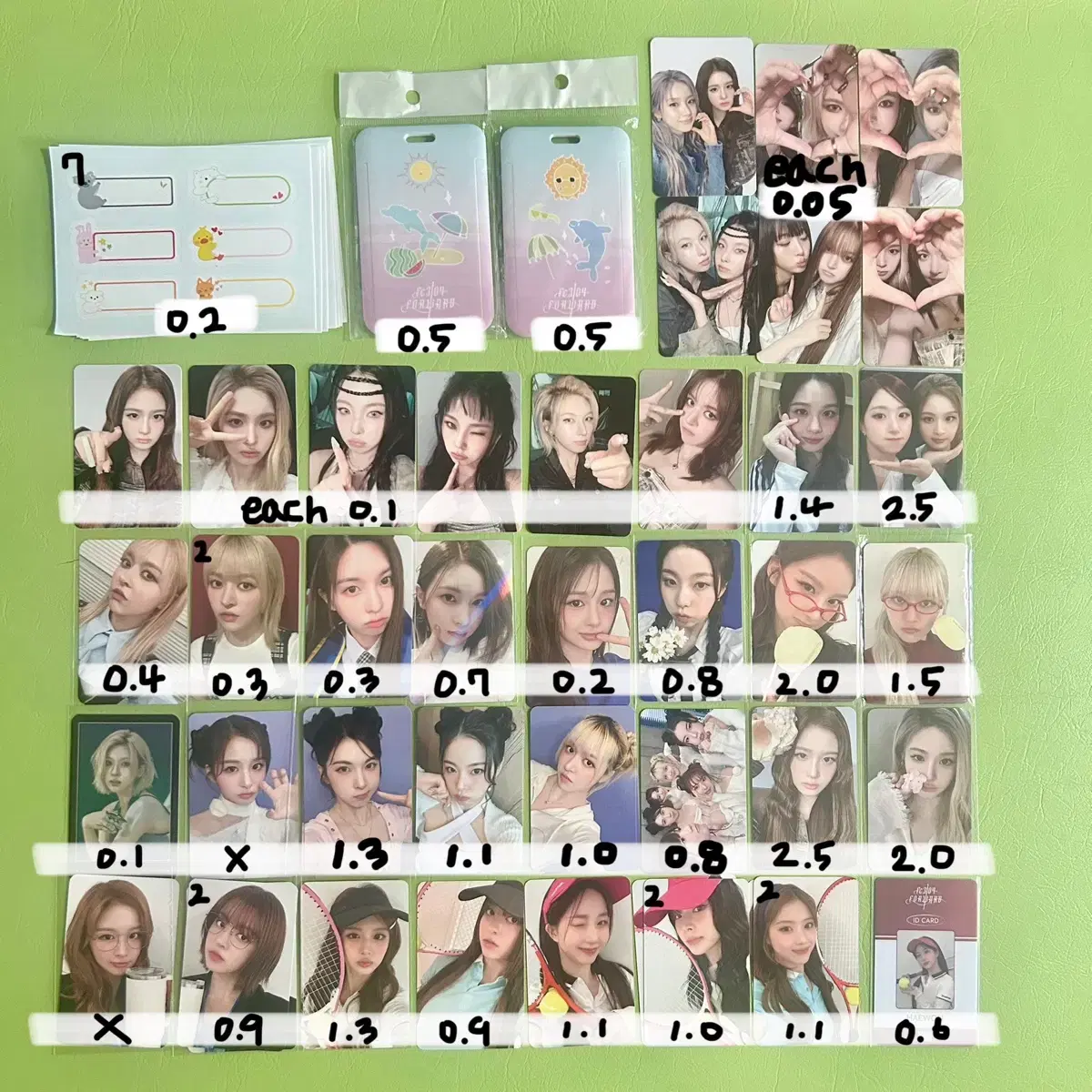 엔믹스 애플뮤직 메이크스타 마뮤테 미공포 팬미팅 포토카드 포카 양도 2