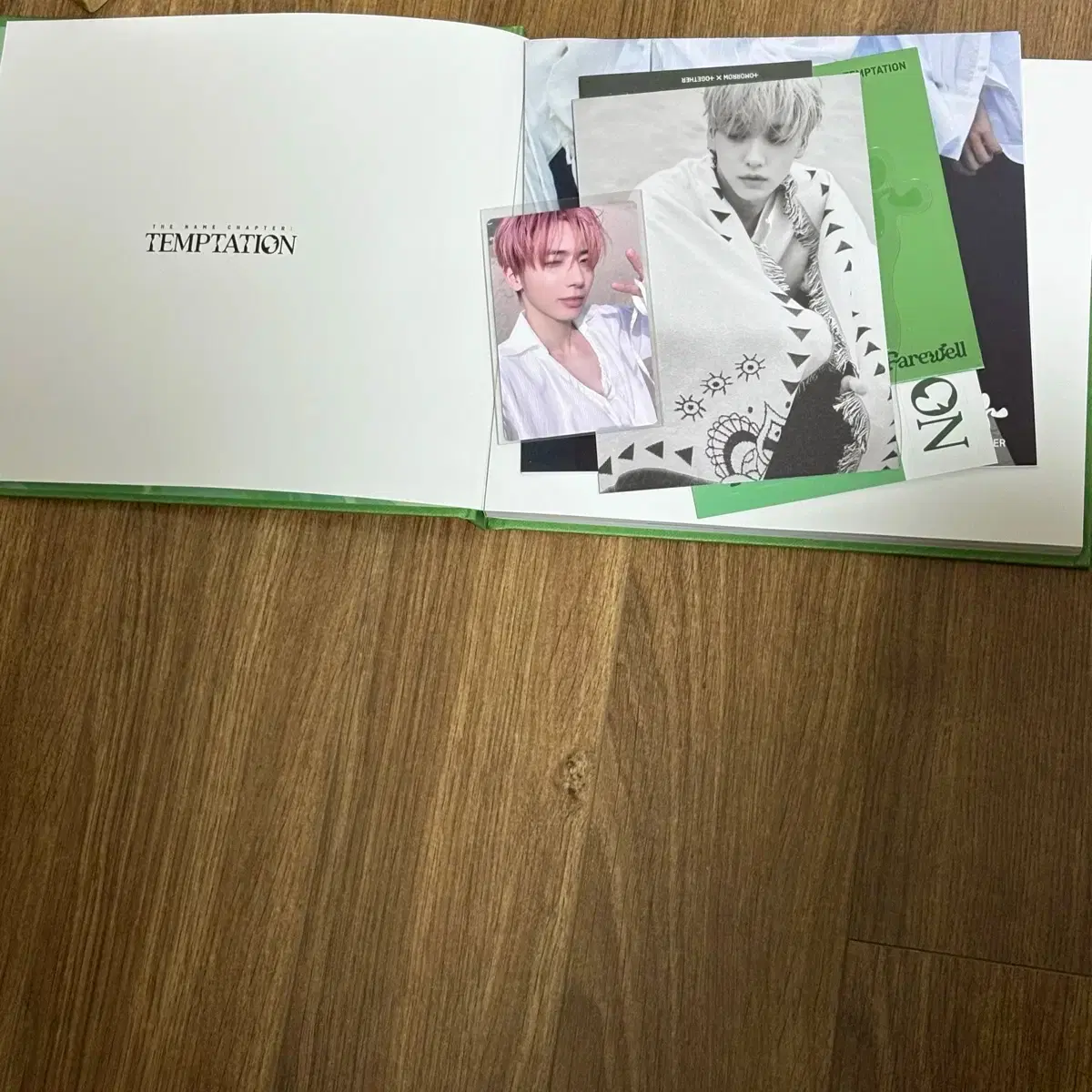 풀구성 TXT 투바투 템테이션 슈러라 개봉앨범 포토카드 범규 태현 수빈 4
