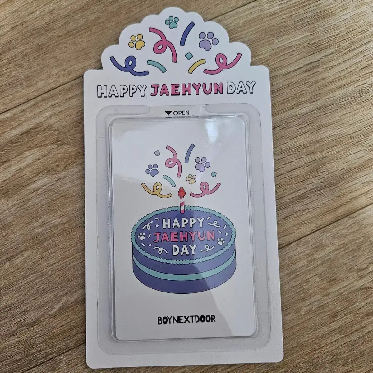 (미개봉) 보이넥스트도어 보넥도 명재현 생일 md 포카 미개봉 1