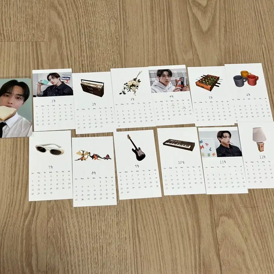 더보이즈 선우 메디힐 포카 달력 1