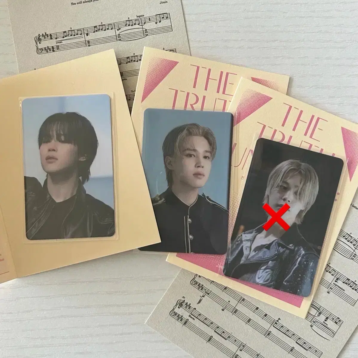 방탄소년단 지민 전못진 전시회 포토 티켓 포카 1