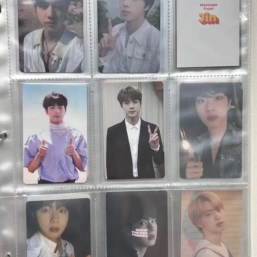 방탄 BTS jin 석진 공식 포카 , 굿즈 모음 2