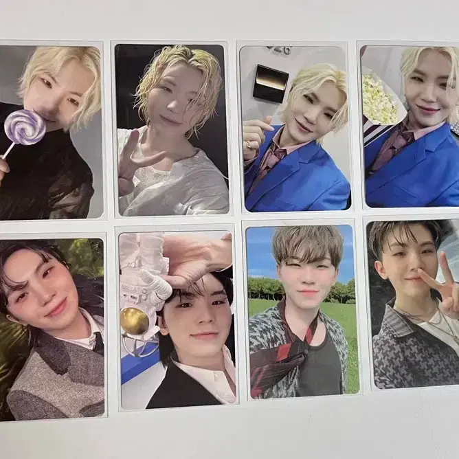 세븐틴 쿱스 정한 슈아 준 호시 원우 우지 디에잇 명호 민규 도겸 포카 9