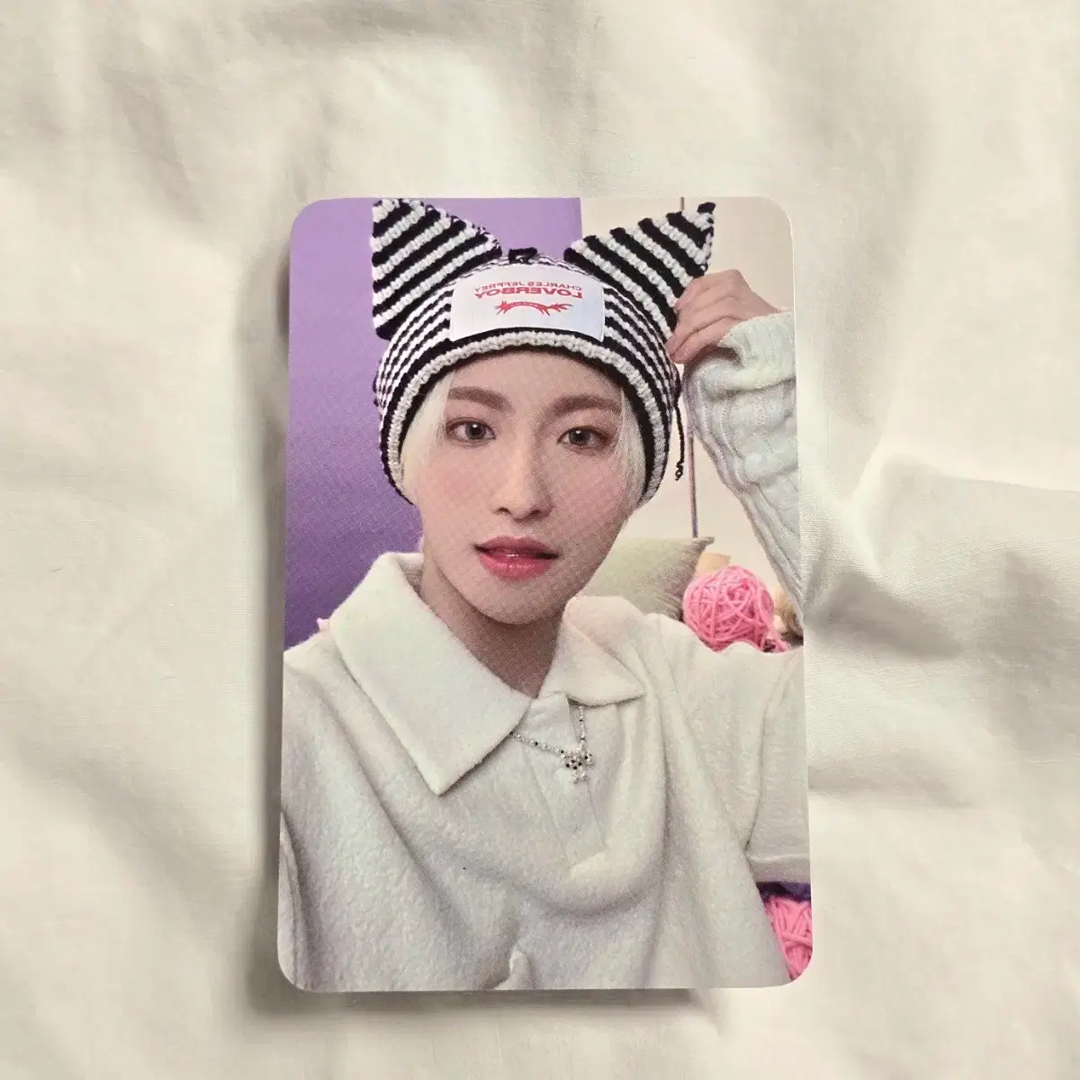 에이티즈 성화 포카 윈터 후면 싸인 특전 미공포 1