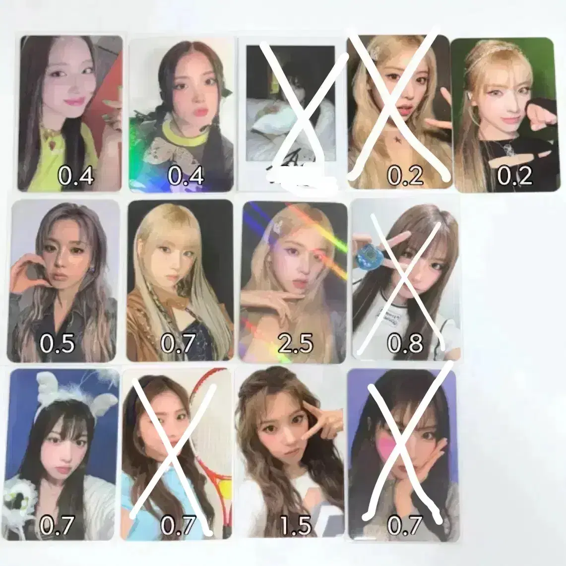 (각0.3할인) 엔믹스 지우 포카 양도 1