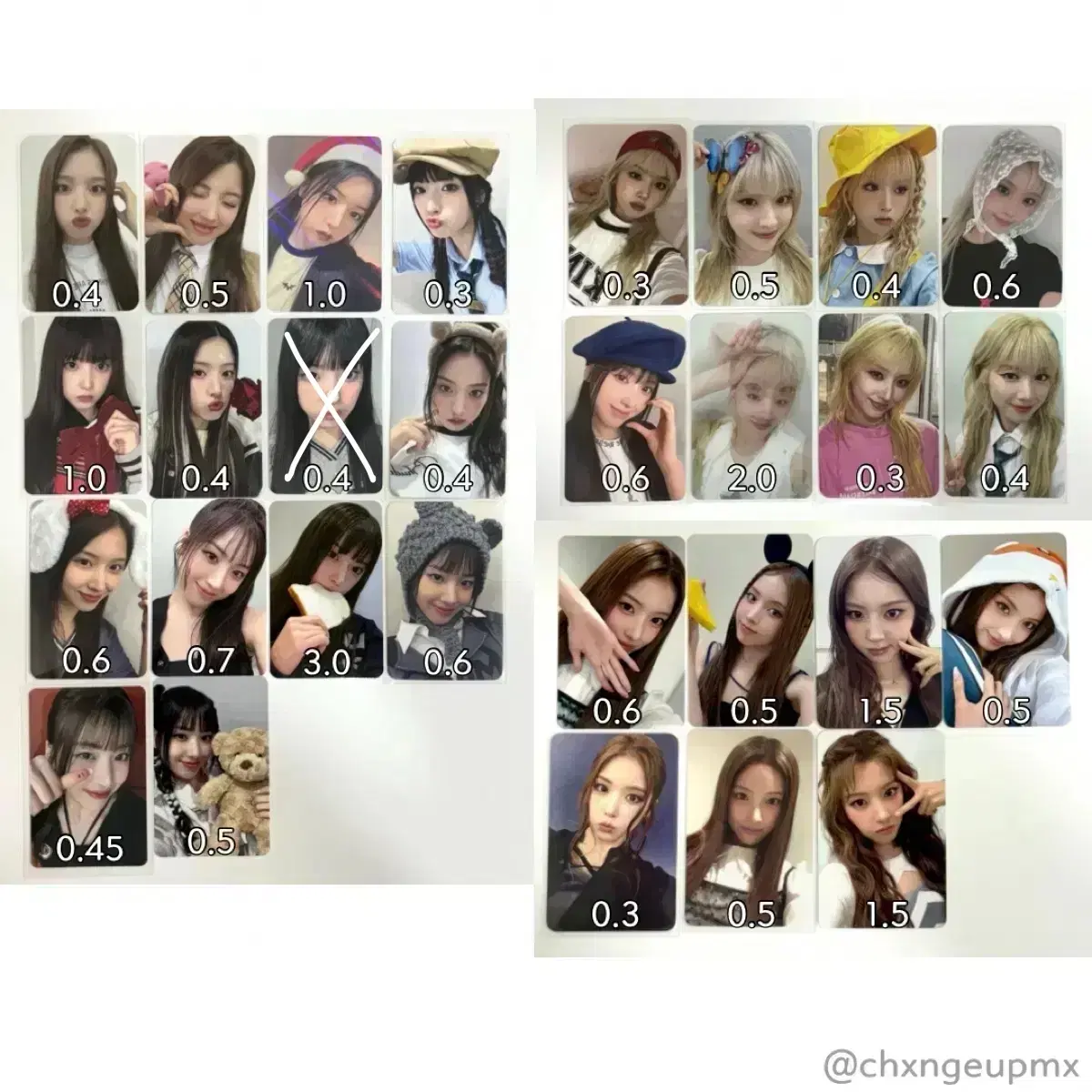 (각0.3할인) 엔믹스 지우 포카 양도 2