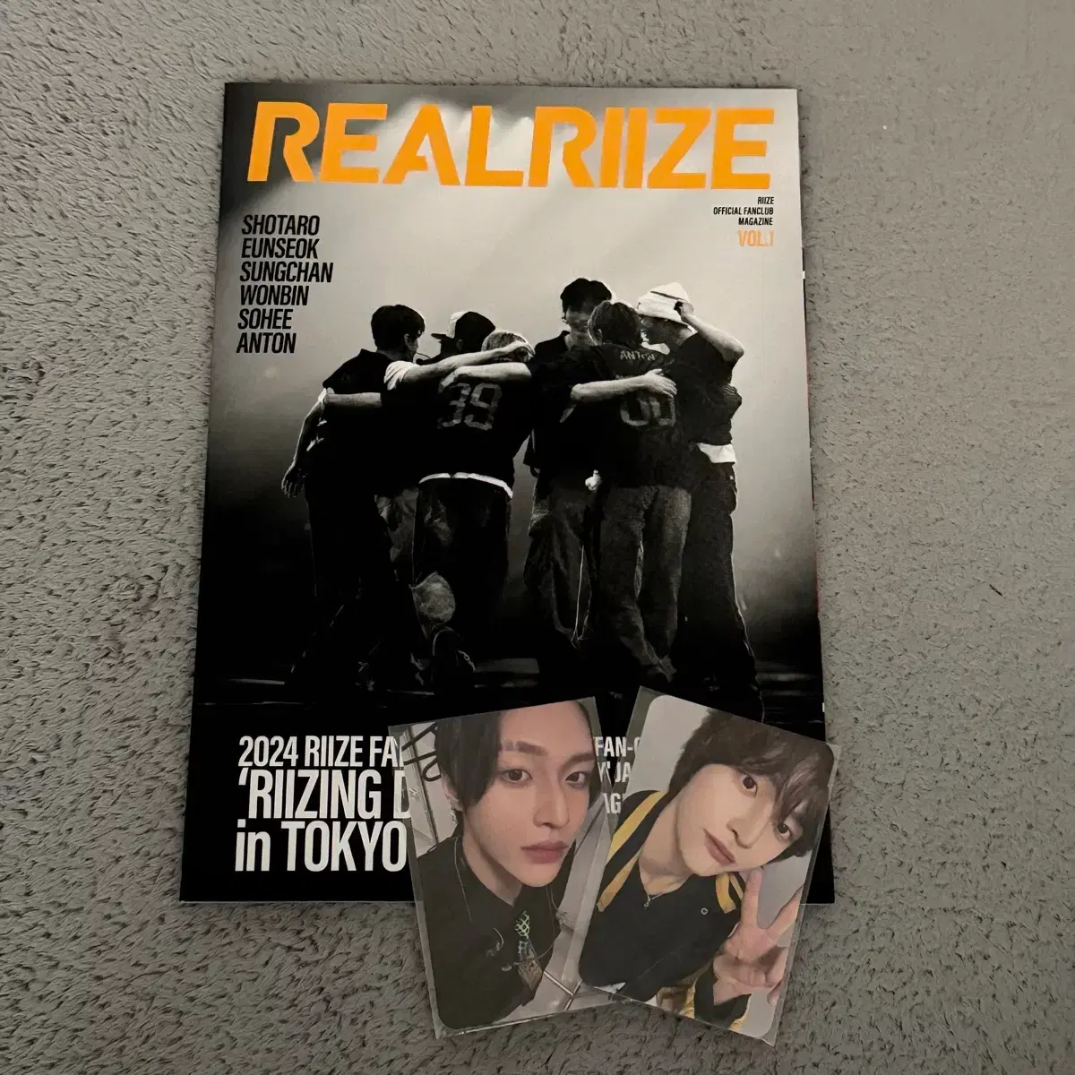 RIIZE 라이즈 브리즈재팬 멤버십 잡지 vo.1+원빈포카 판매 1