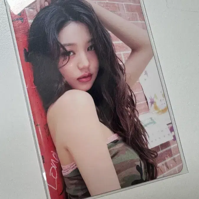 아이브 원영 일본 오사카 회장 비올라잇 오마모리 부적 포토카드 포카 양도