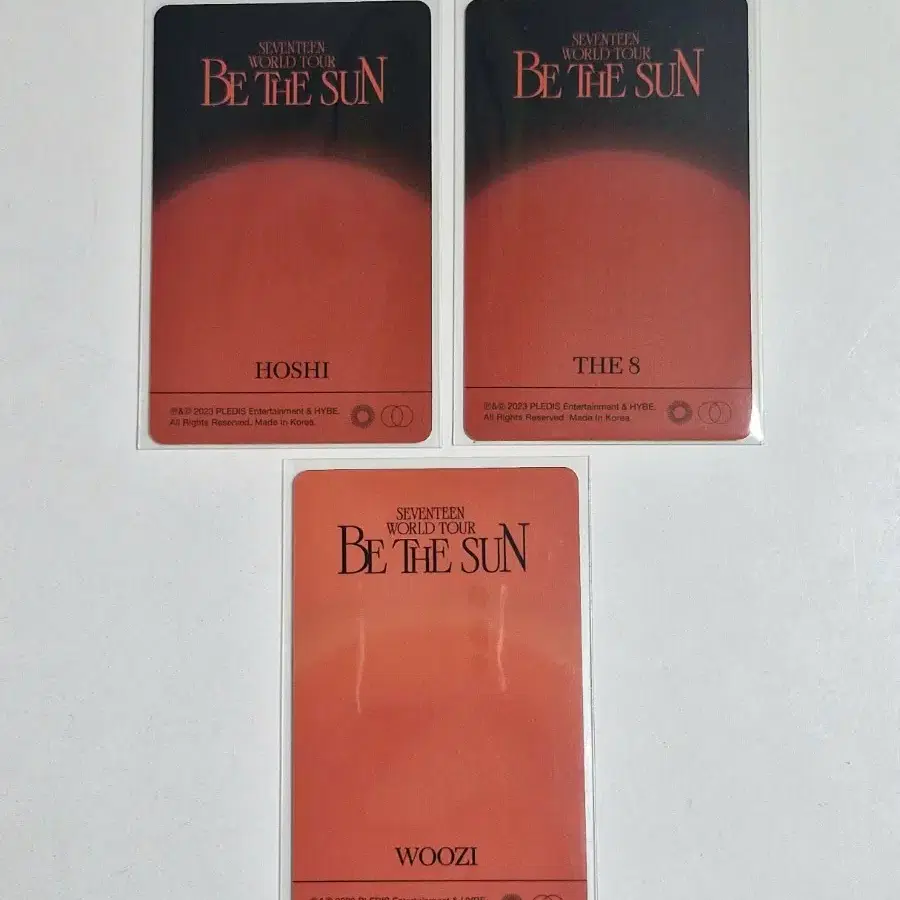 세븐틴 호시 우지 디에잇 비더썬 투어 포카 2