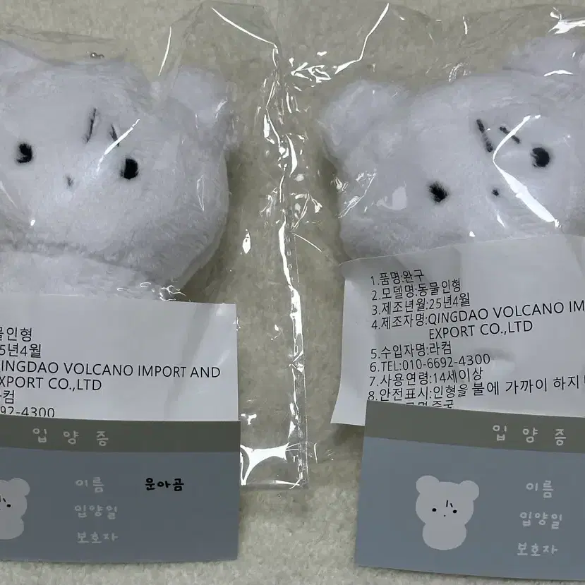 보이넥스트도어 보넥도 운학 인형 키링 운아곰 운아기 포카 포토카드 1