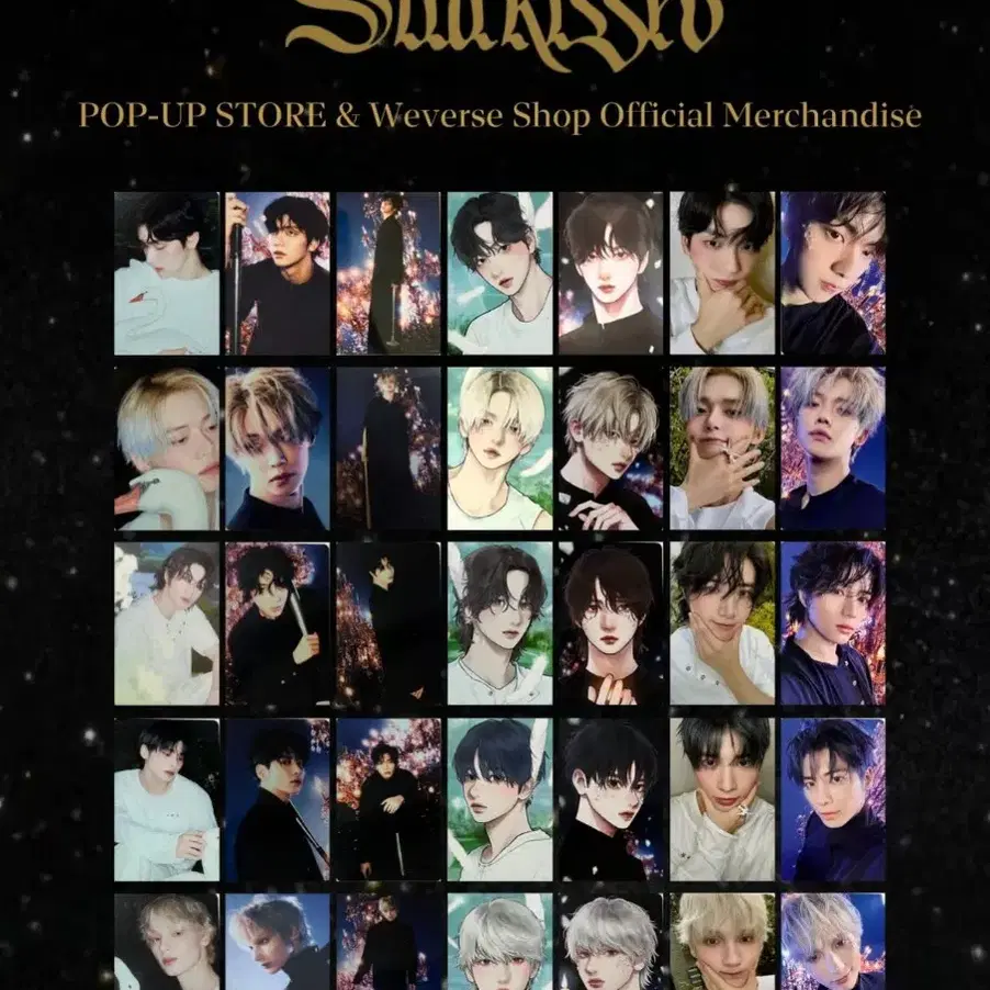 투바투 starkissed 스타키스 일본팝업 포카 수빈연준범규태현휴닝카이 2