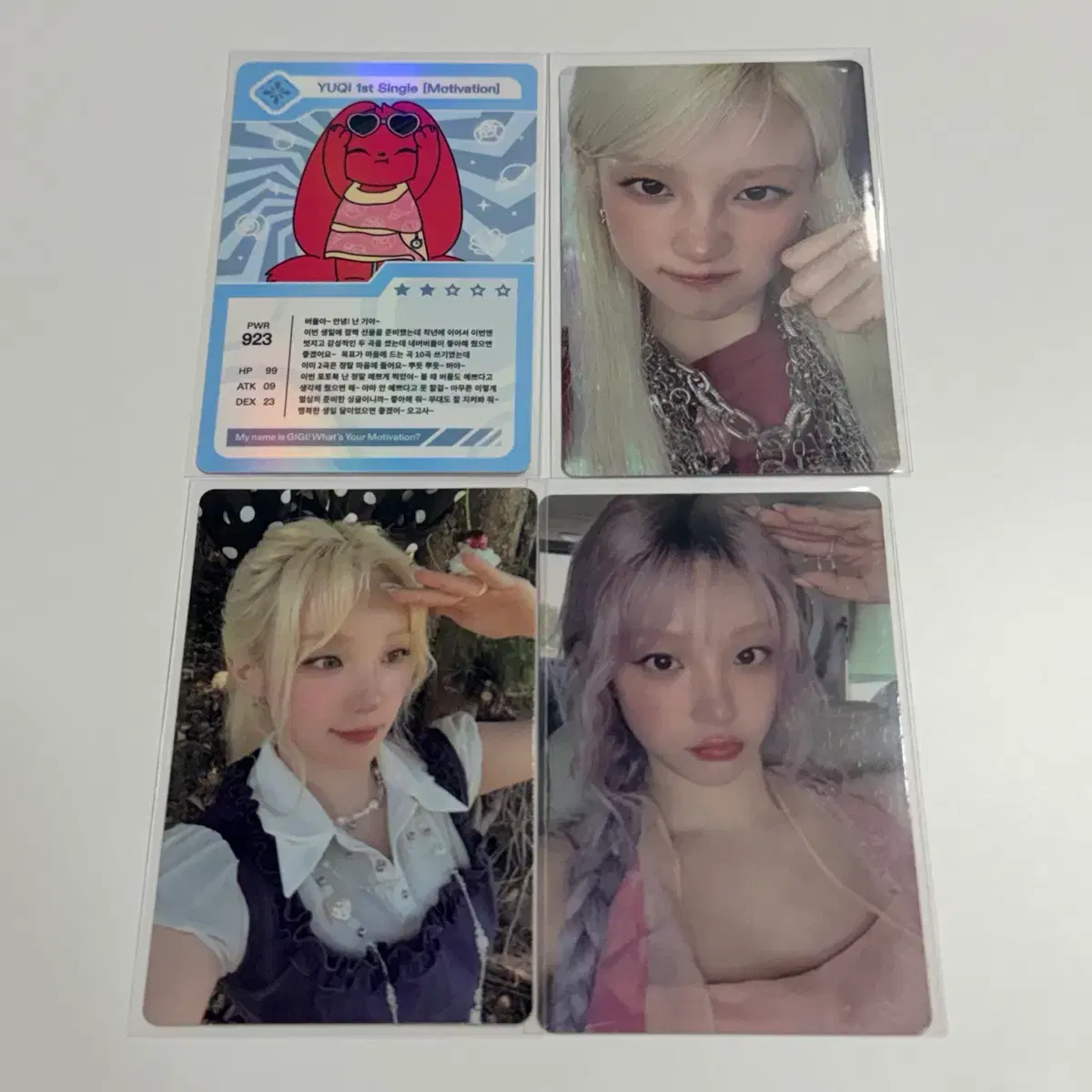 아이들 우기 솔로 앨범 포카 1