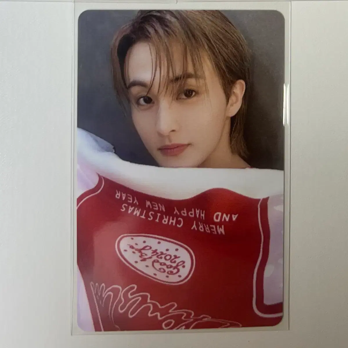 엔시티 마크 핑크 크리스마스 포카 1