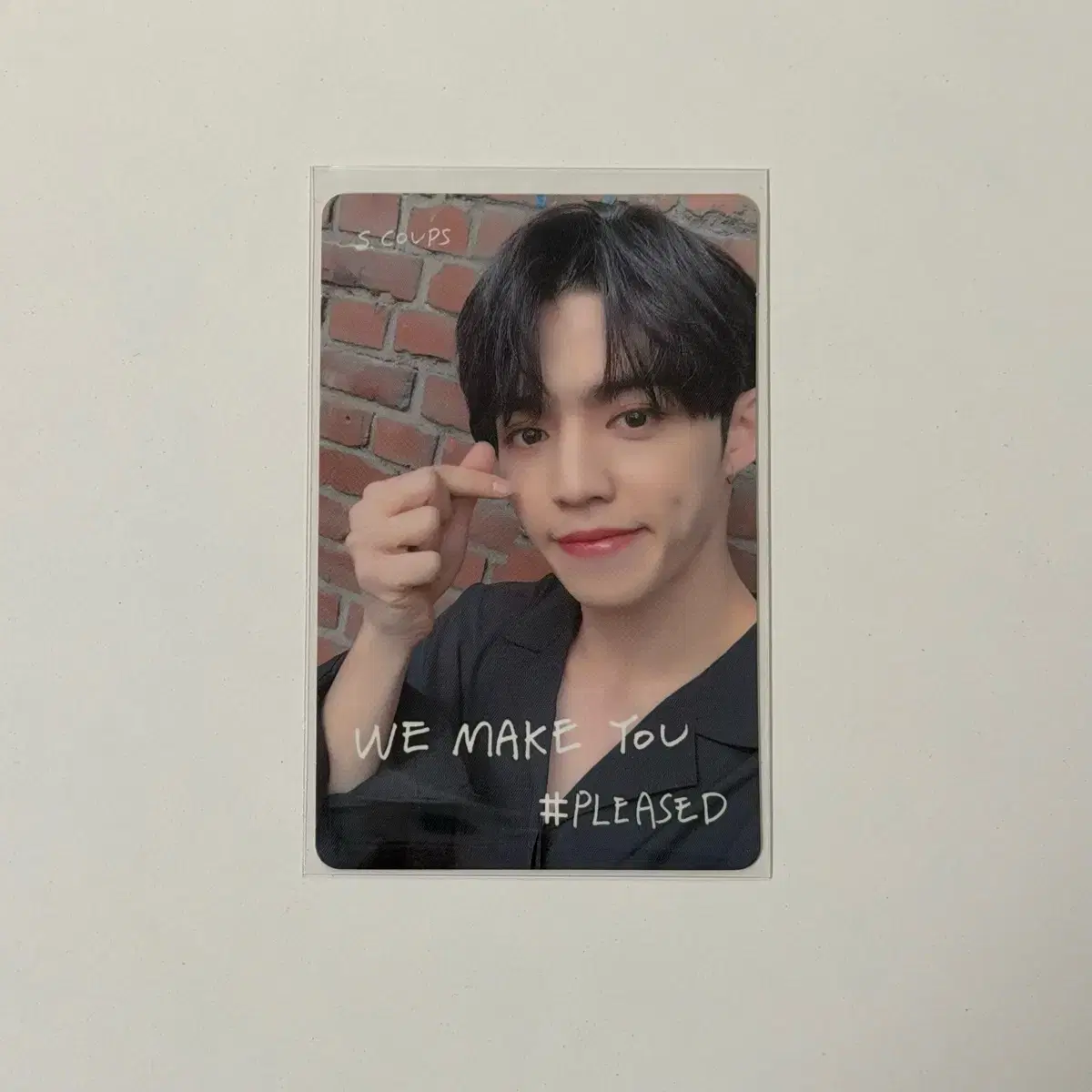 세븐틴 에스쿱스 위메이크유 초회한정반 B 포카 양도 판매