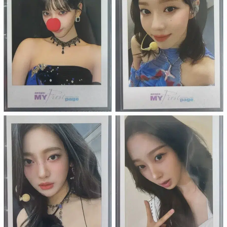 에스파 영화 포카 4pc + 포스터 + 각종 굿즈