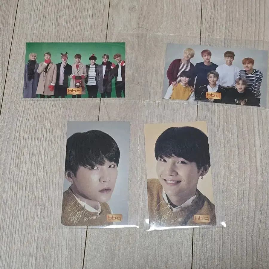 방탄 BBQ 단체 슈가 포토카드 1