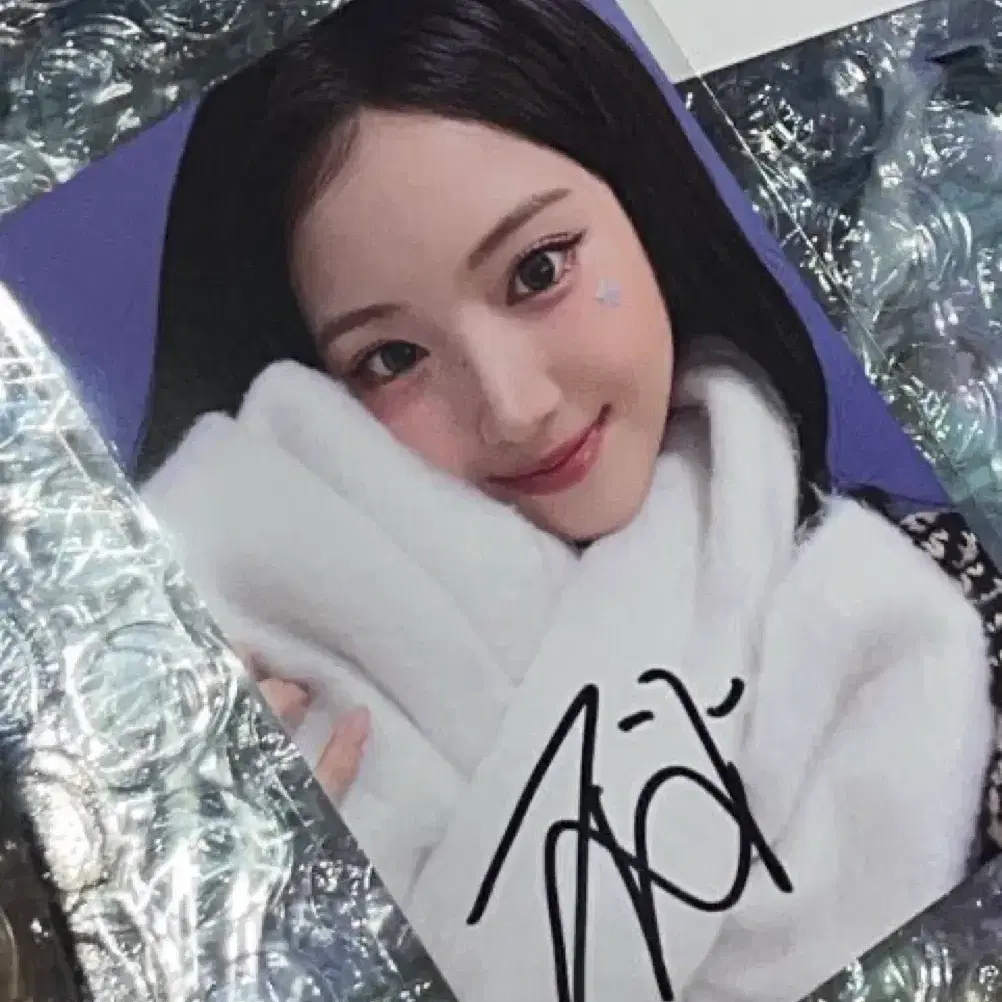 엔믹스 nmixx 지우 블루발렌타인 메이크스타 당첨자 싸인 포카 양도