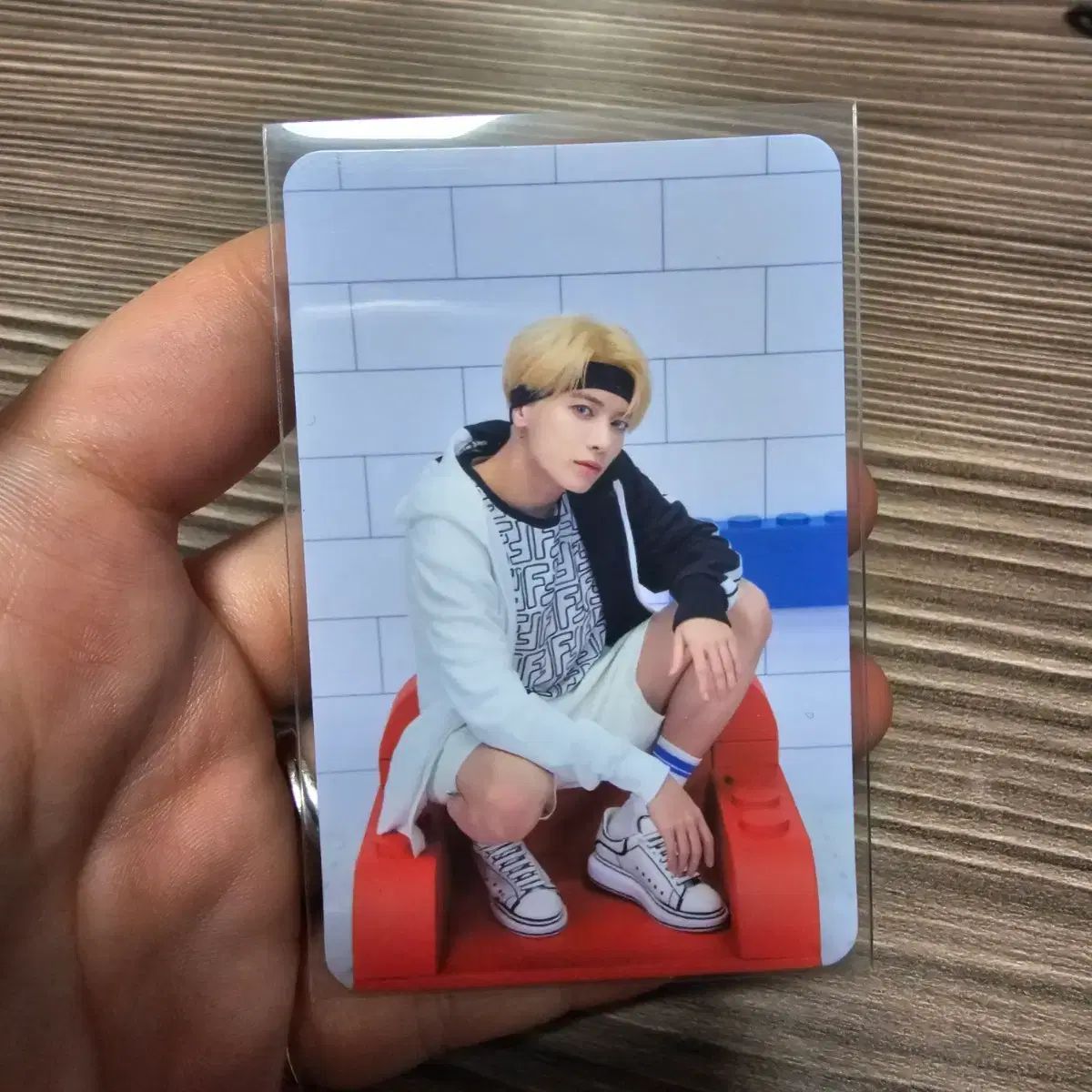 TXT 투바투 태현 553 블루아워 중국 이즈위 1차 미공포 특전 포카