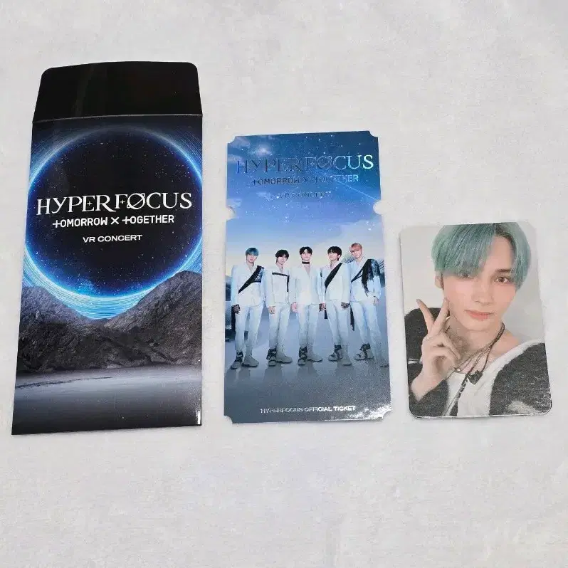 투바투 TXT VR콘 대만 특전 휴닝카이 포카 + 티켓 1