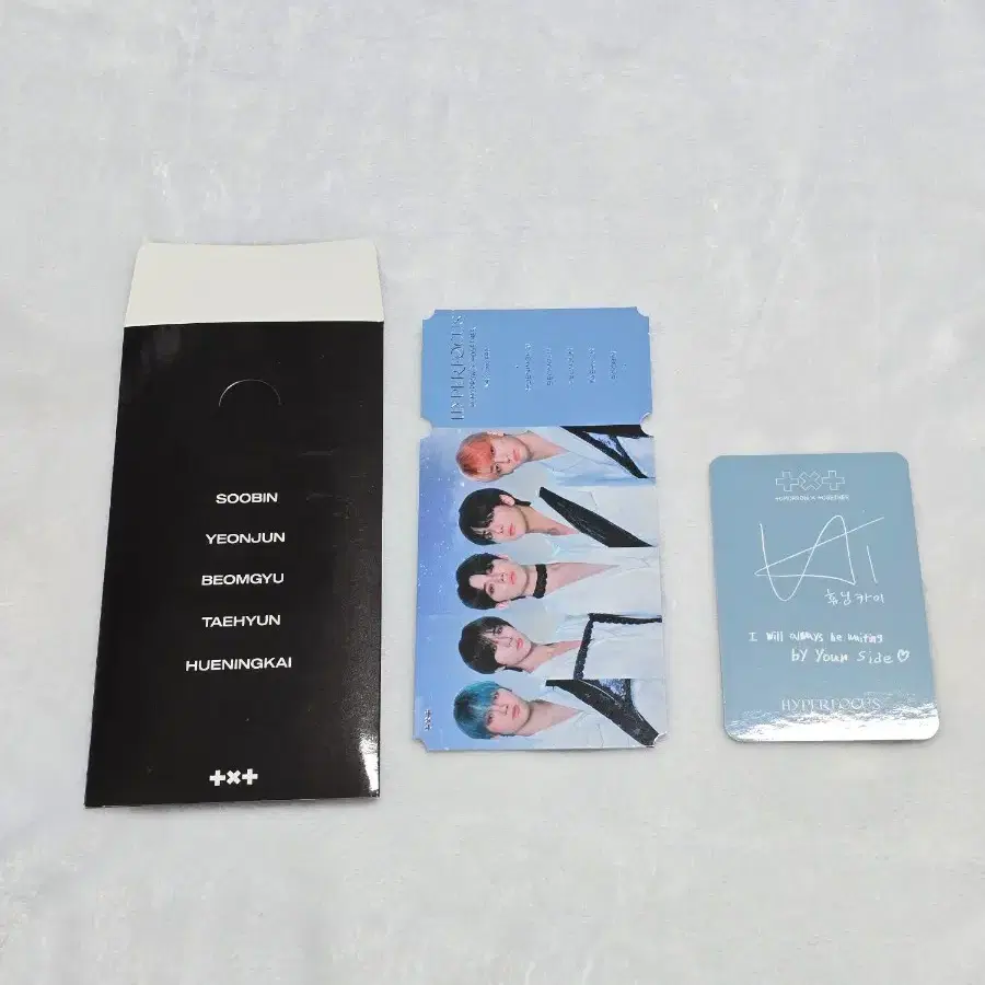 투바투 TXT VR콘 대만 특전 휴닝카이 포카 + 티켓 2