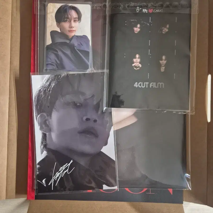 세븐틴 정한 원우 디아이콘 포카 양도 에스쿱스 분철 앨범 디스맨 4