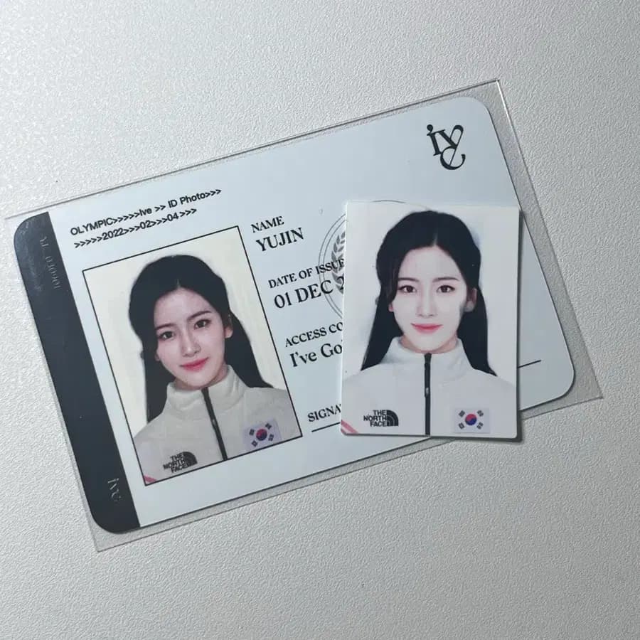 IVE 아이브 국가대표 국대 비공굿 증사 아이디카드 포카