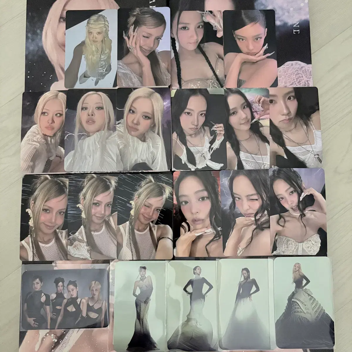 블랙핑크 데드라인 실버개봉앨범 알라딘특전포함 포카 21장