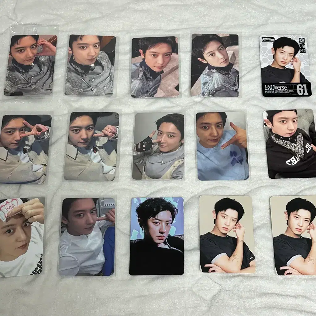 EXO 엑소 찬열 앨포 미공포 트레카 포카 15장 판매합니다(개별 가능) 1