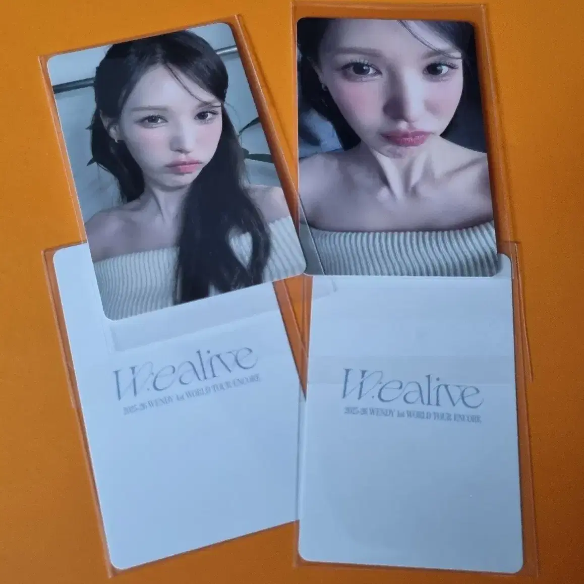 레드벨벳 웬디 wealive 콘서트 포카
