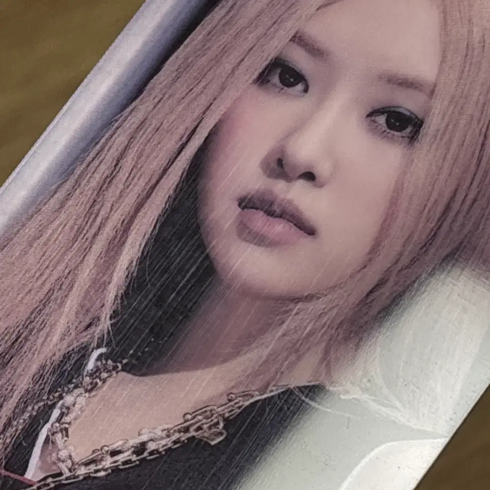 로제 포카 본핑크 콘서트 엠디 럭드 블랙핑크 (쓸림있음) 3