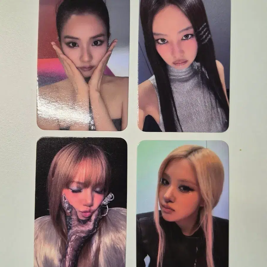 블랙핑크 데드라인 디마뮤 특전 포카 디어마이뮤즈 지수 제니 로제 리사