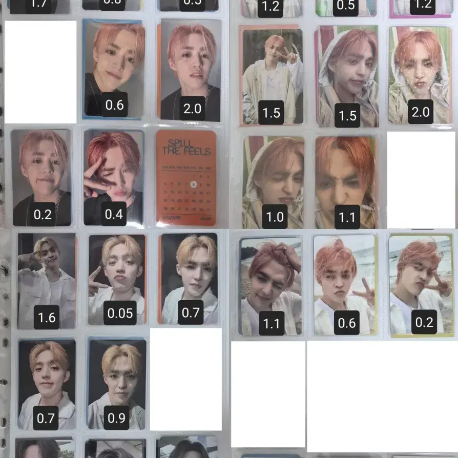 세븐틴 에스쿱스 포카 포토카드 양도 해피엔딩 페더썬 fml 헤븐 아타카 10