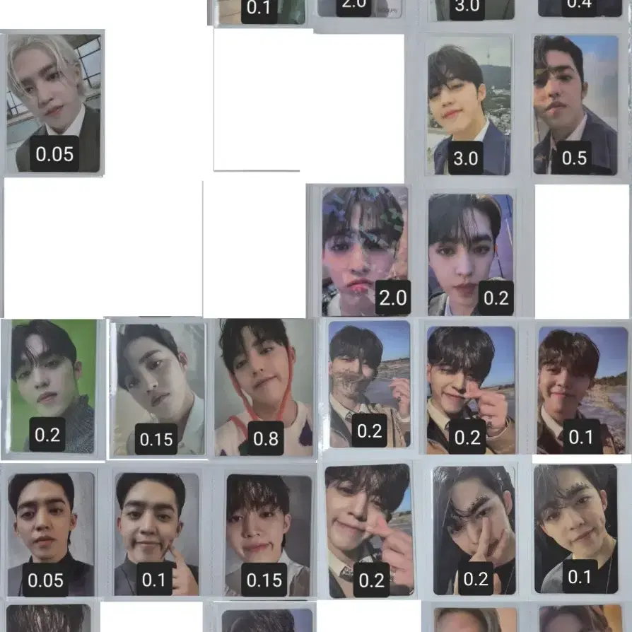 세븐틴 에스쿱스 포카 포토카드 양도 해피엔딩 페더썬 fml 헤븐 아타카 3