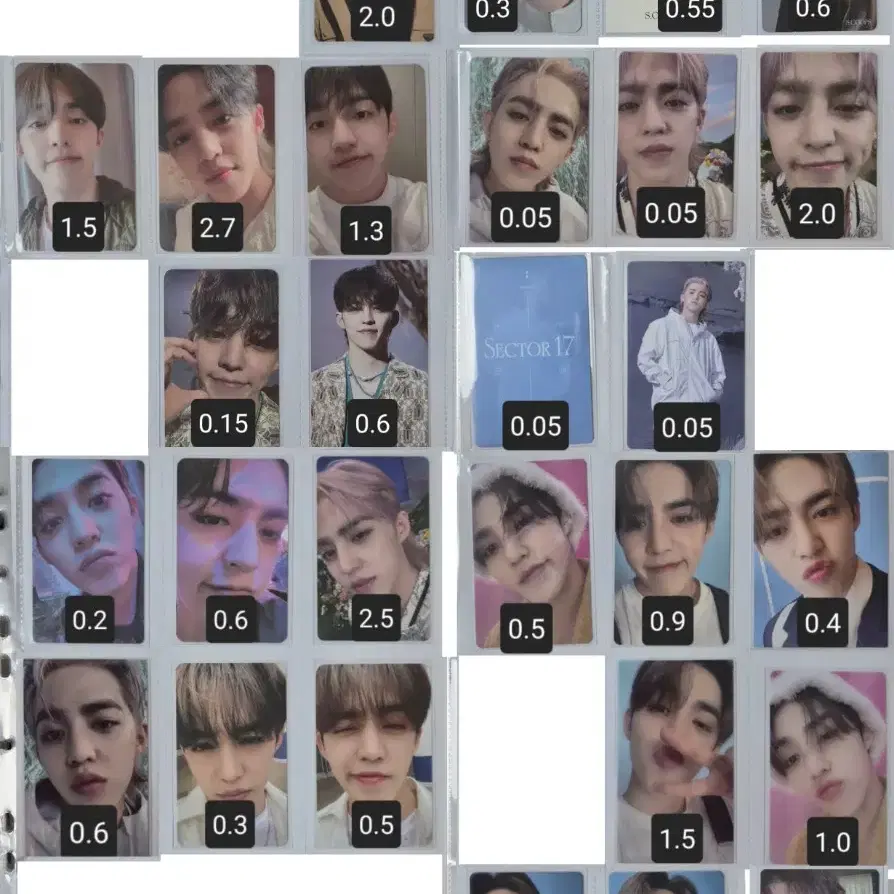 세븐틴 에스쿱스 포카 포토카드 양도 해피엔딩 페더썬 fml 헤븐 아타카 4