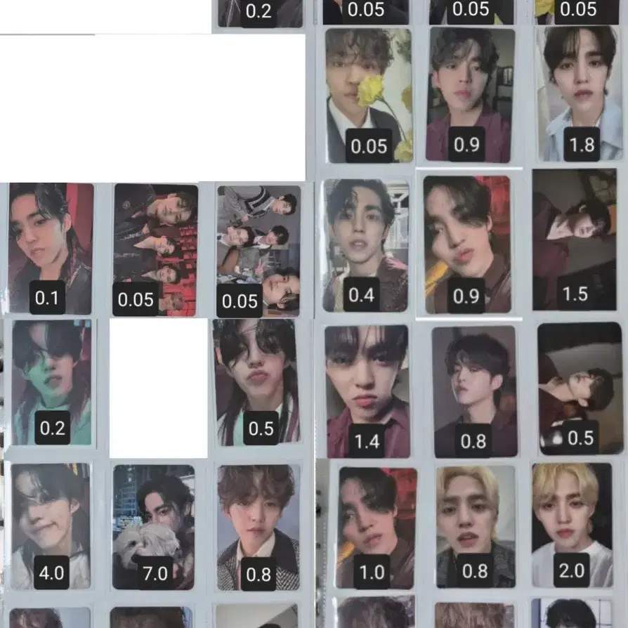 세븐틴 에스쿱스 포카 포토카드 양도 해피엔딩 페더썬 fml 헤븐 아타카 5