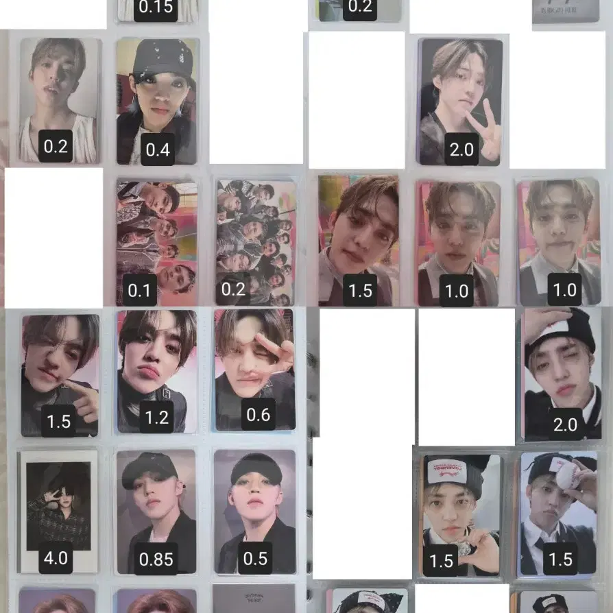 세븐틴 에스쿱스 포카 포토카드 양도 해피엔딩 페더썬 fml 헤븐 아타카 8
