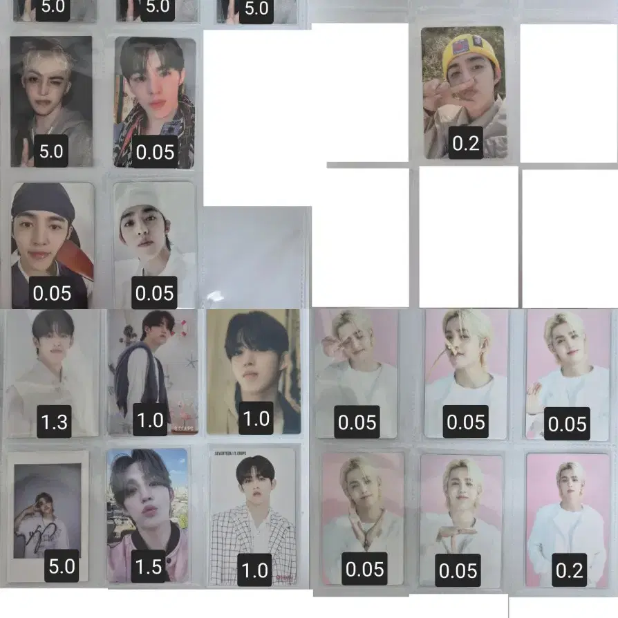 세븐틴 에스쿱스 포카 포토카드 양도 캐럿랜드 크로스백 시네마 홈 캐럿존 3