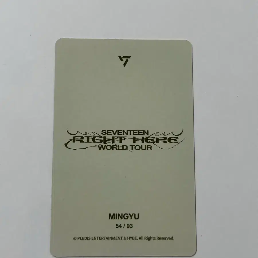 세븐틴 민규 포카 판매 2