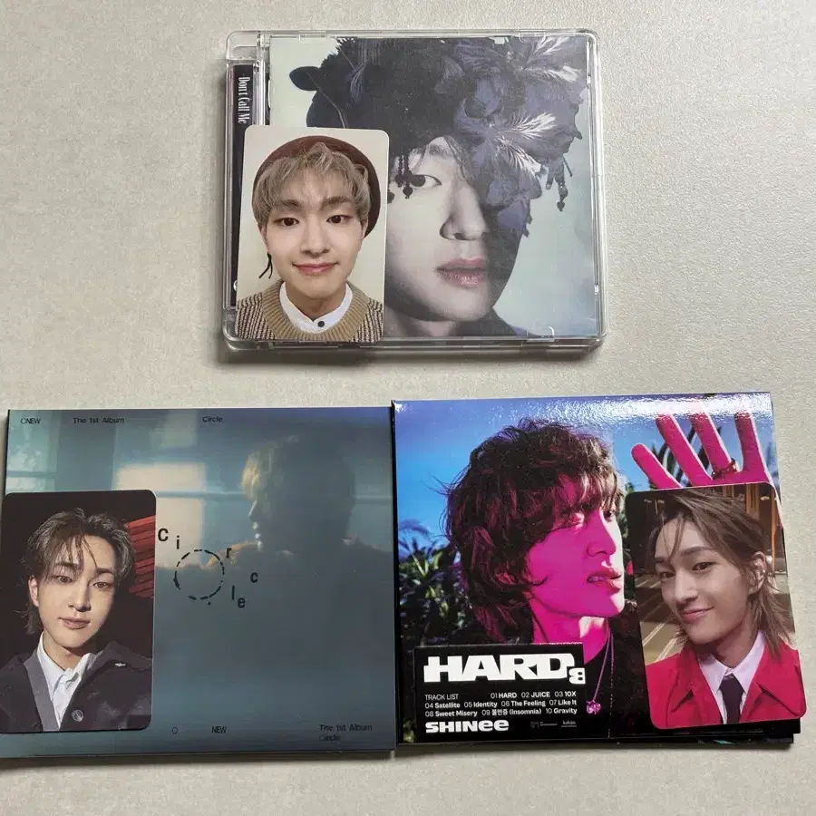 샤이니 온유 진기 앨범+포카 (돈콜미, 써클, 하드) 1