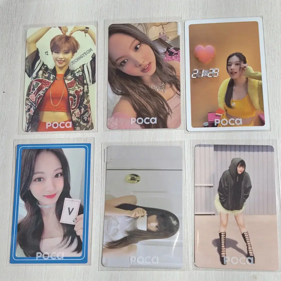 트와이스 나연 사나 정연 쯔위 포카 판매합니다 2